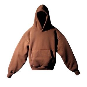 Yeezy Gap Double Layer Brown Hoodie Mens Size XS